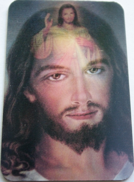Divine Mercy Holographic Card